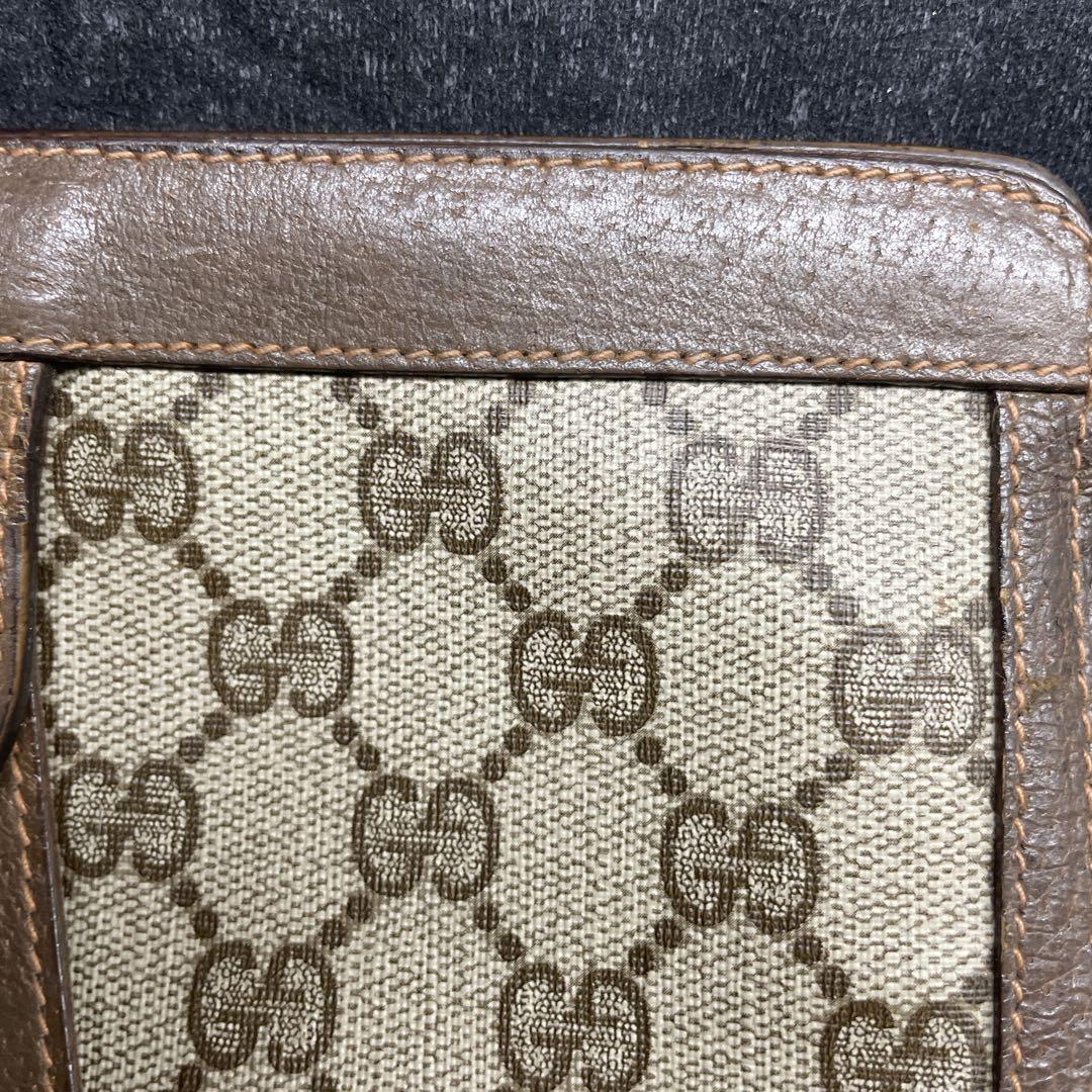 ヴィンテージ グッチ GGマーク シェリーライン クラッチバッグ