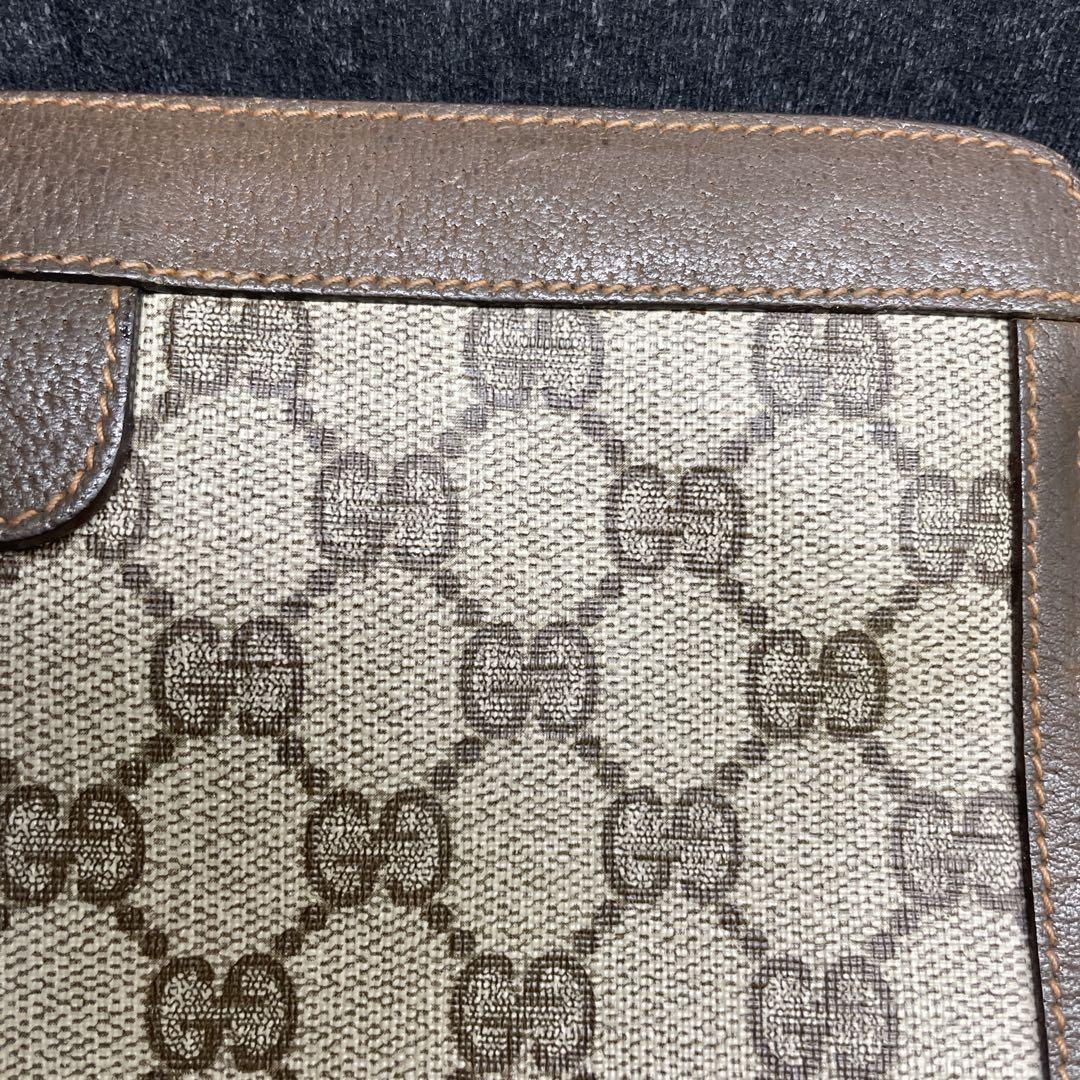 ヴィンテージ グッチ GGマーク シェリーライン クラッチバッグ