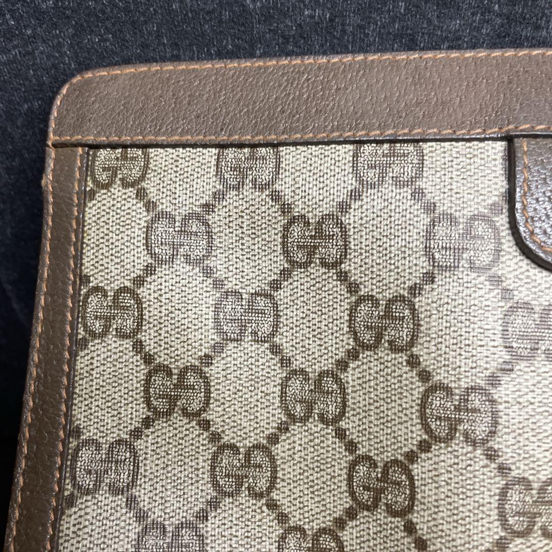 ヴィンテージ グッチ GGマーク シェリーライン クラッチバッグ