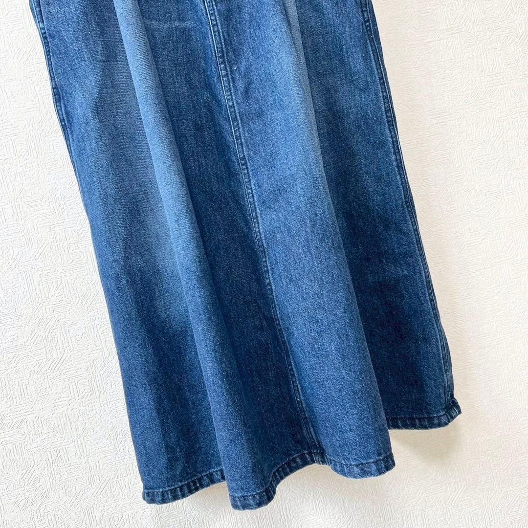 Veritecoeur デニムジャンパースカートサロペットスカート ブリーチ