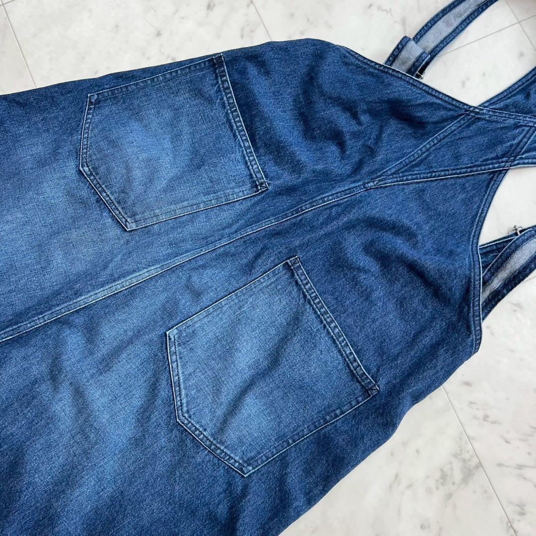 Veritecoeur デニムジャンパースカートサロペットスカート ブリーチ