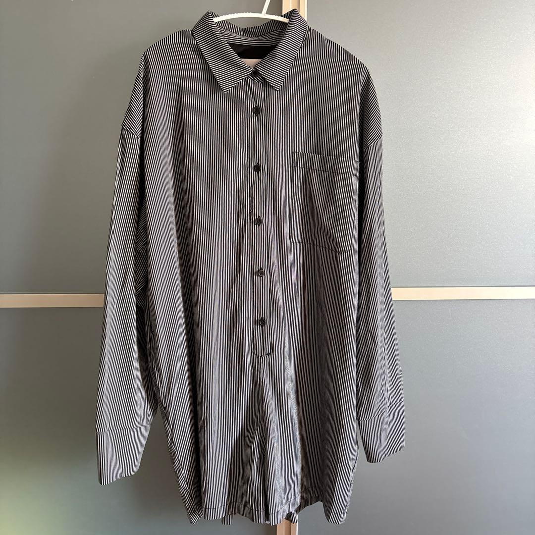 アメリ　STRIPE SHIRT ROMPERS Mサイズ