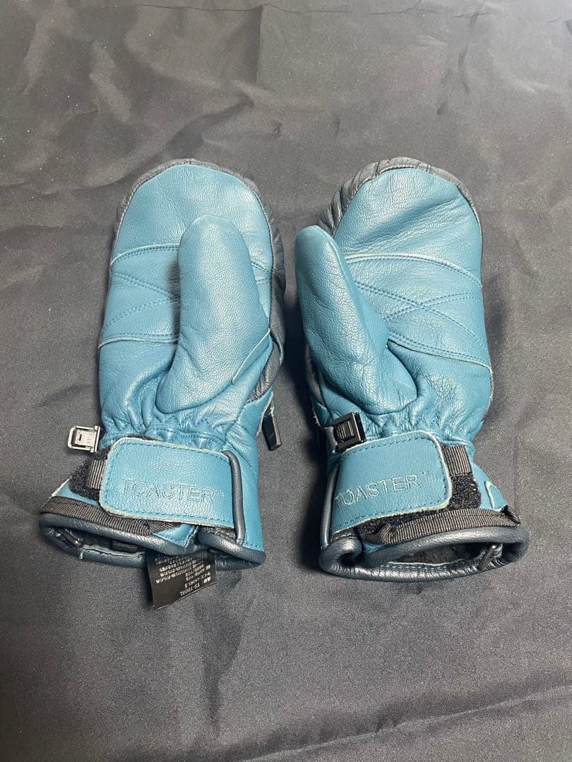 スノーボード　スキー　レディースS ミトングローブ　革製