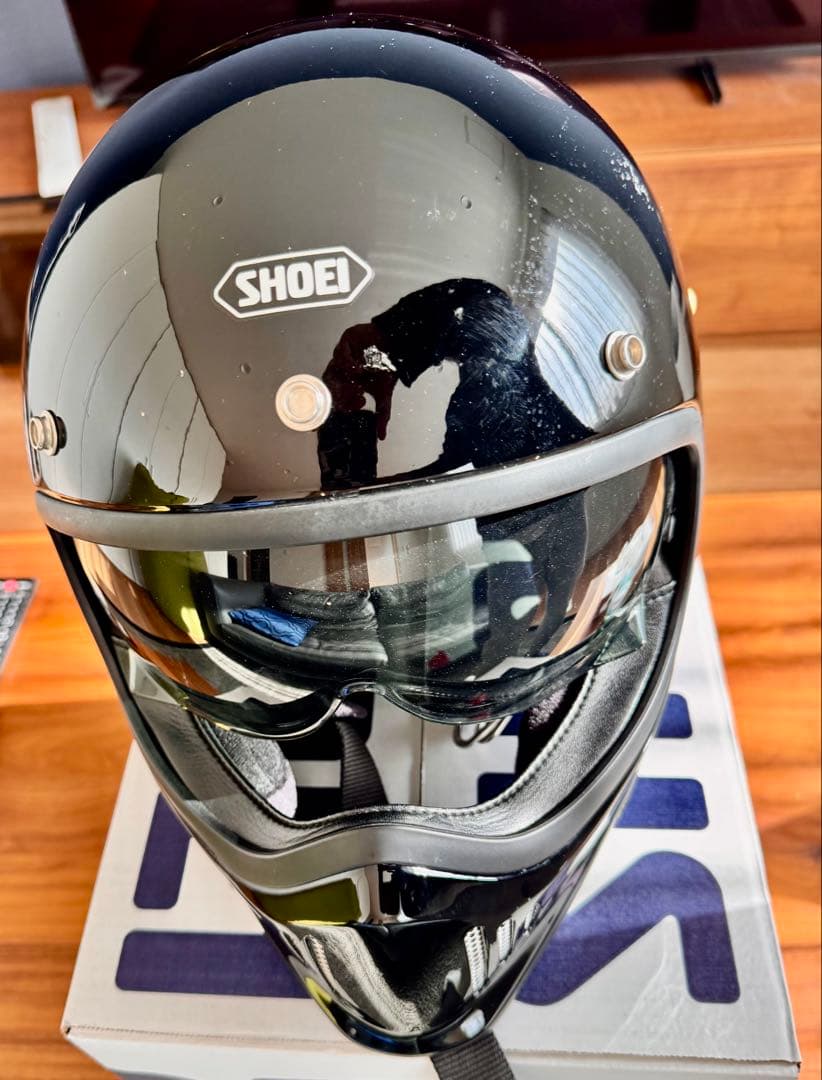 SHOEI EX-ZERO 黒　ヘルメット　XLサイズ（61センチ）※シールド付