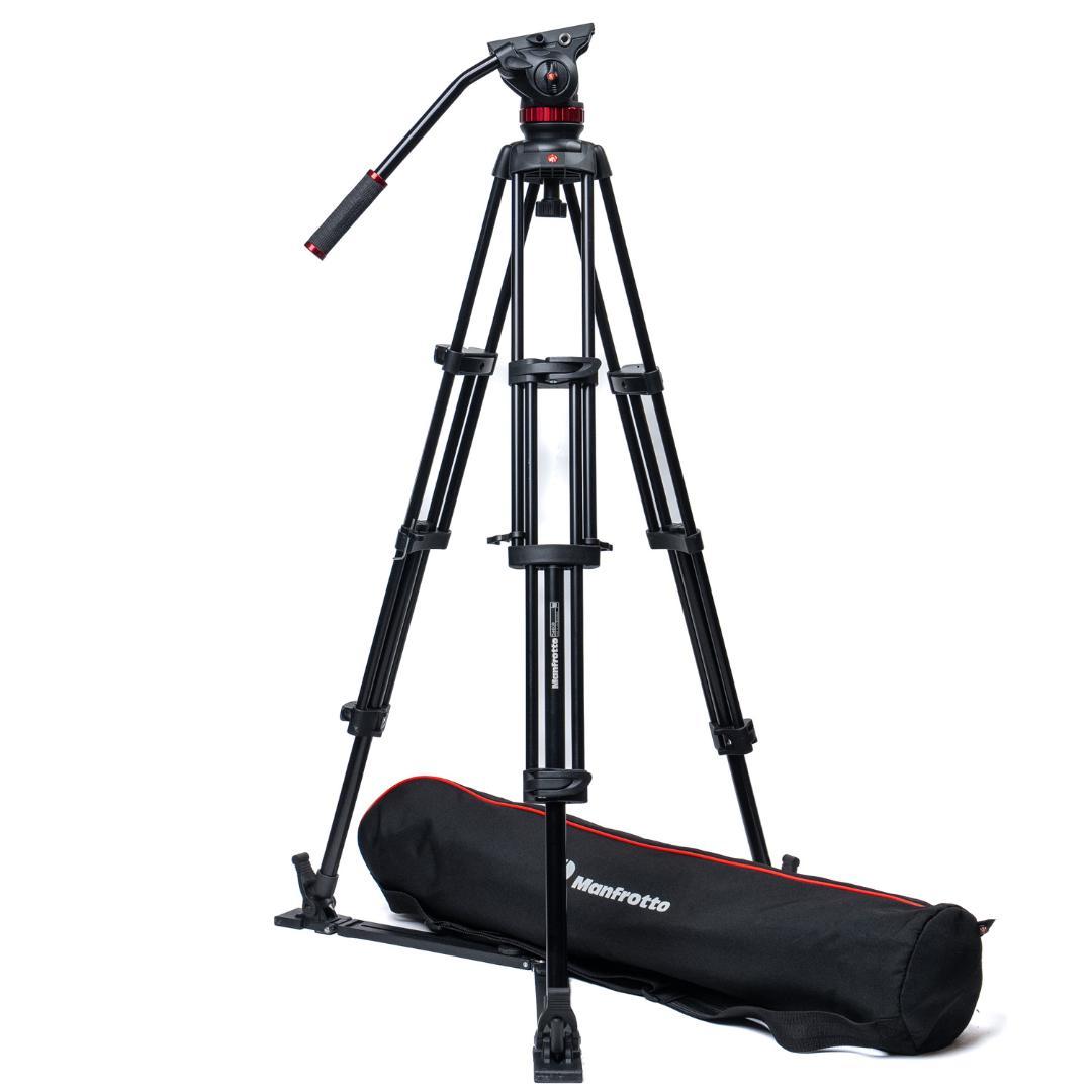 美品 Manfrotto MVH502A 546GB-1 ビデオキットツインGS