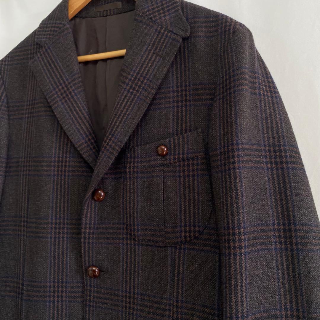 夢夢 BURBERRY カシミヤ混ノバチェックジャケット