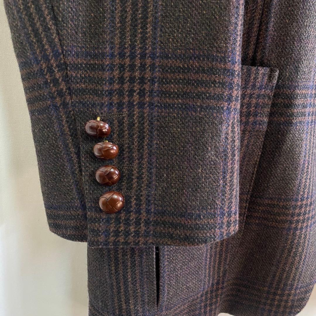 夢夢 BURBERRY カシミヤ混ノバチェックジャケット