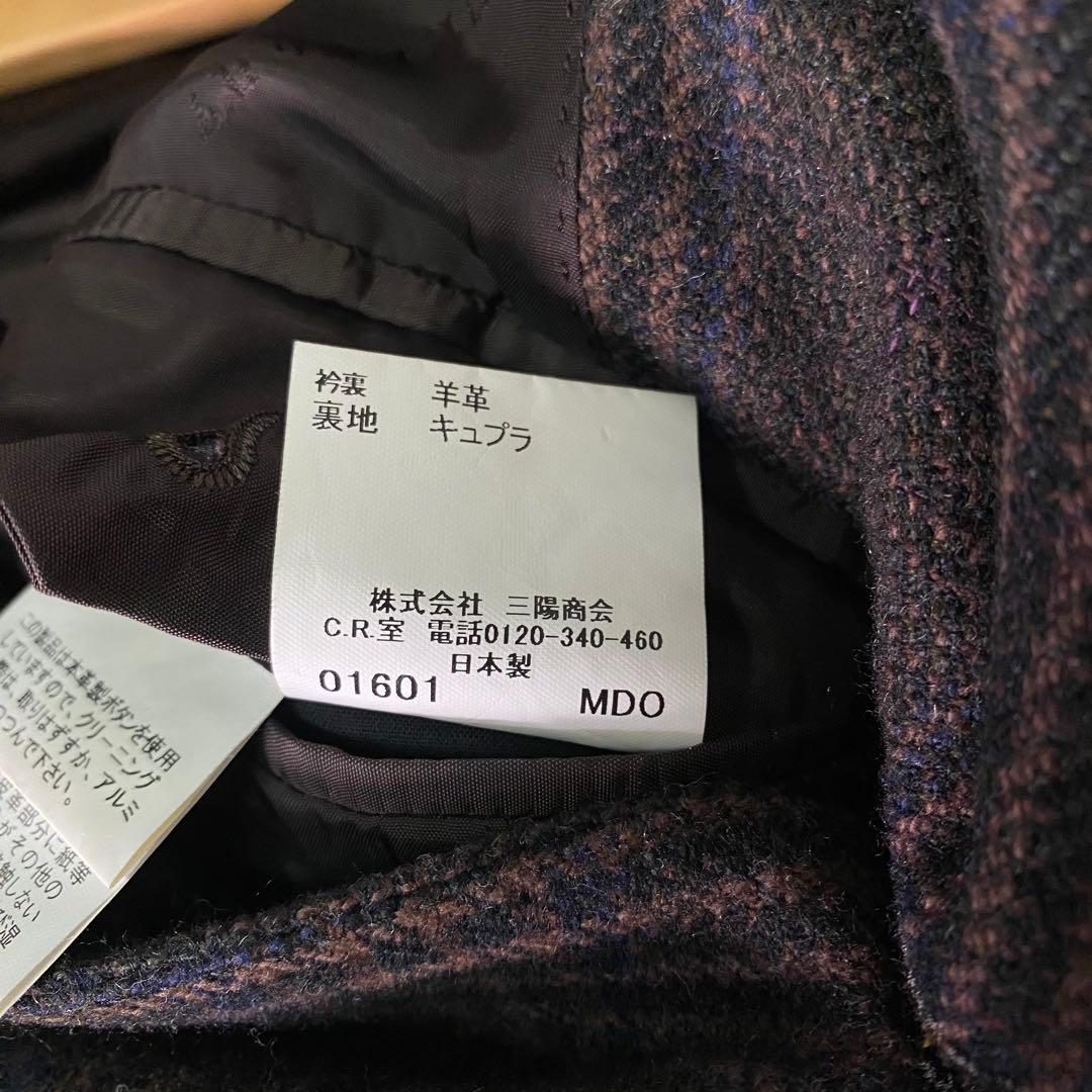 夢夢 BURBERRY カシミヤ混ノバチェックジャケット