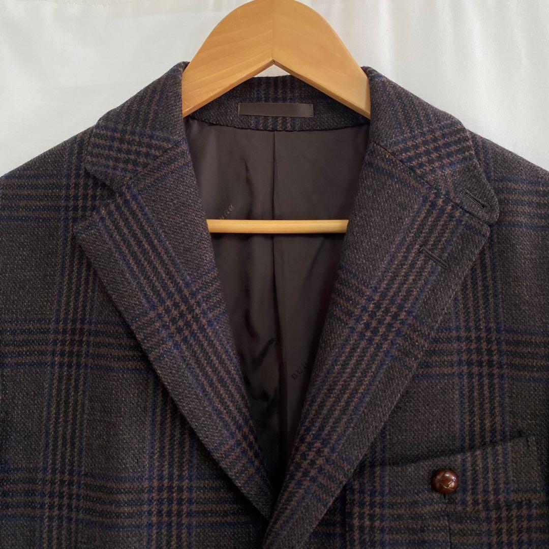 夢夢 BURBERRY カシミヤ混ノバチェックジャケット