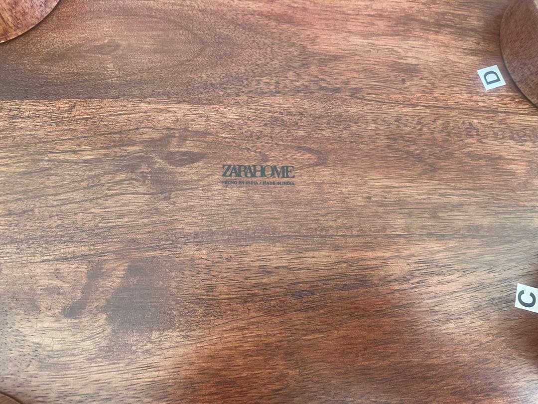 ZARA  ザラホーム　面取りウッド コーヒーテーブル　小