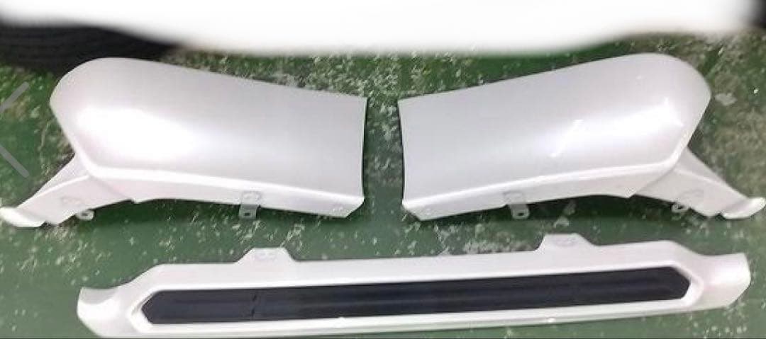 リア　フロント　TRD プラド150後期　セット　070 ホワイトパール　エアロ