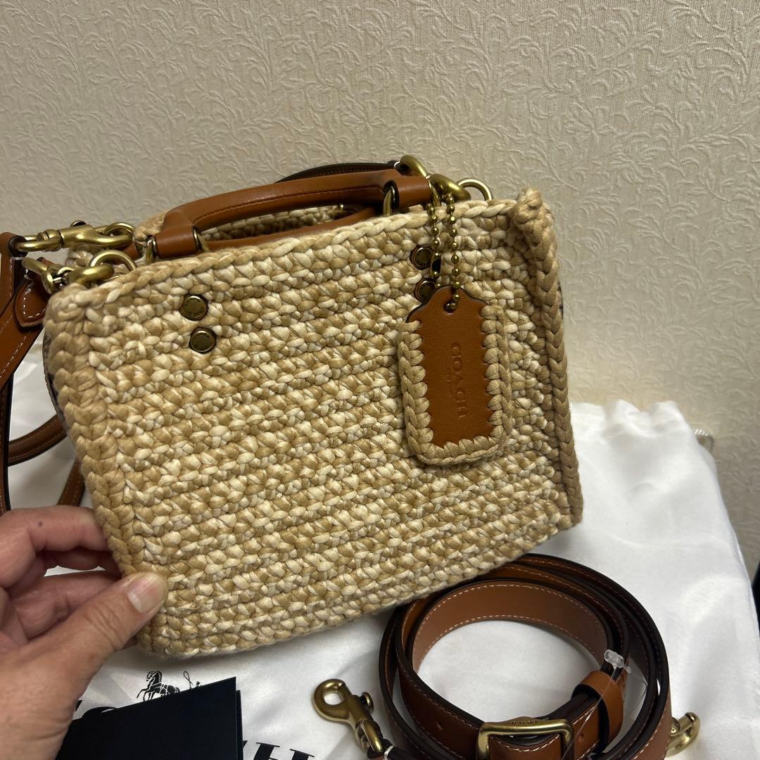 COACH ローグ20バッグ　クロシェ