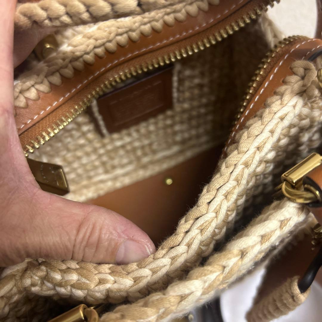 COACH ローグ20バッグ　クロシェ