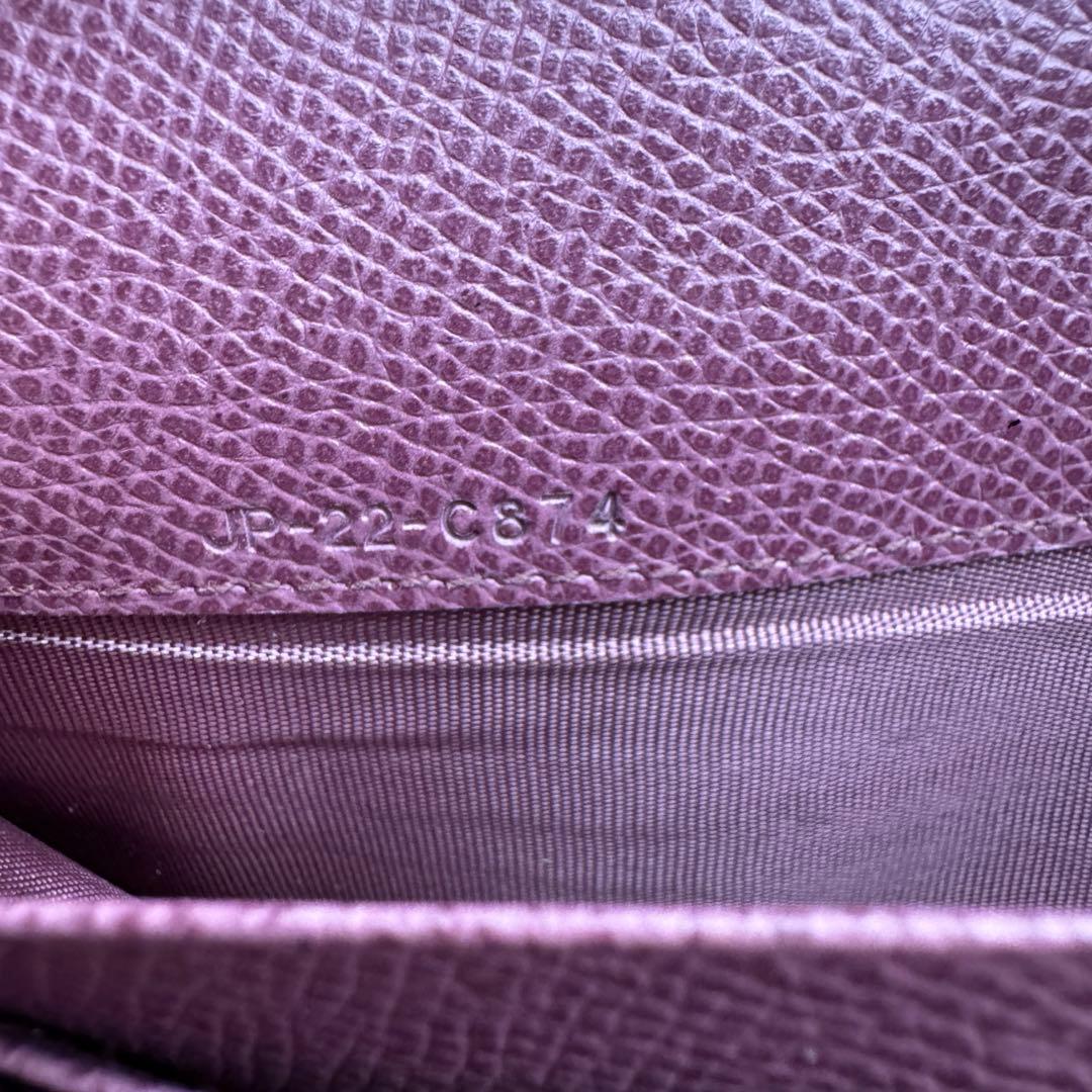 【極上美品】245 Ferragamo サルバトーレフェラガモ 2つ折り長財布