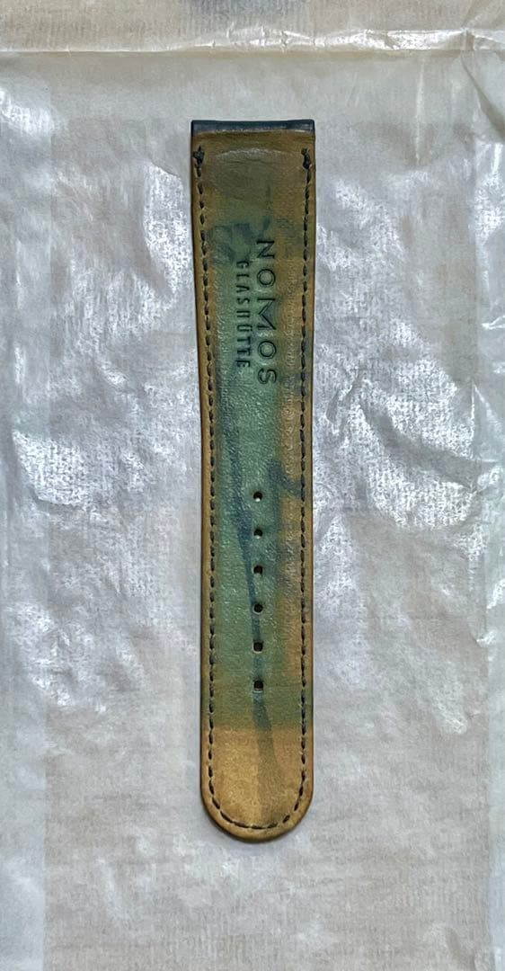 ノモス グラスヒュッテ カーフ ブラック 革