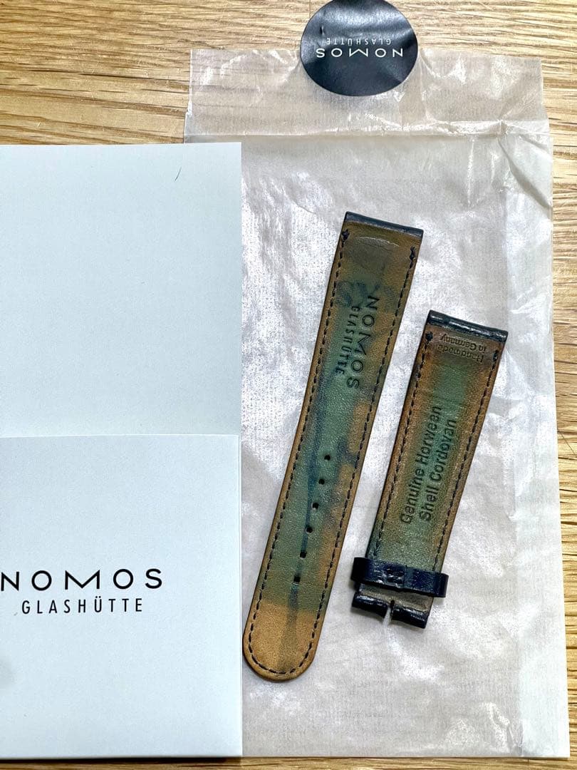 ノモス グラスヒュッテ カーフ ブラック 革