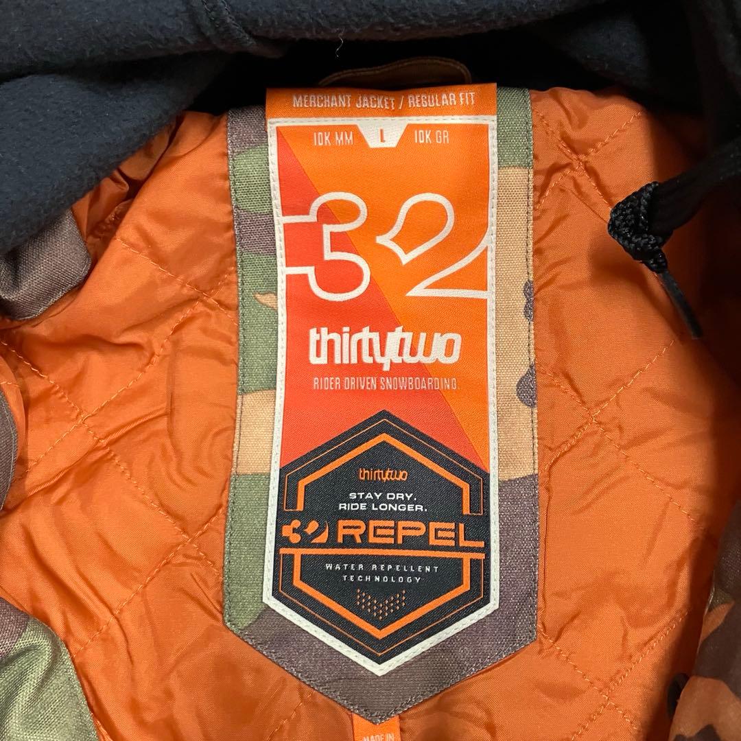 未使用　32thirtytwo スノボウェア　ジャケット　メンズ　アウター S