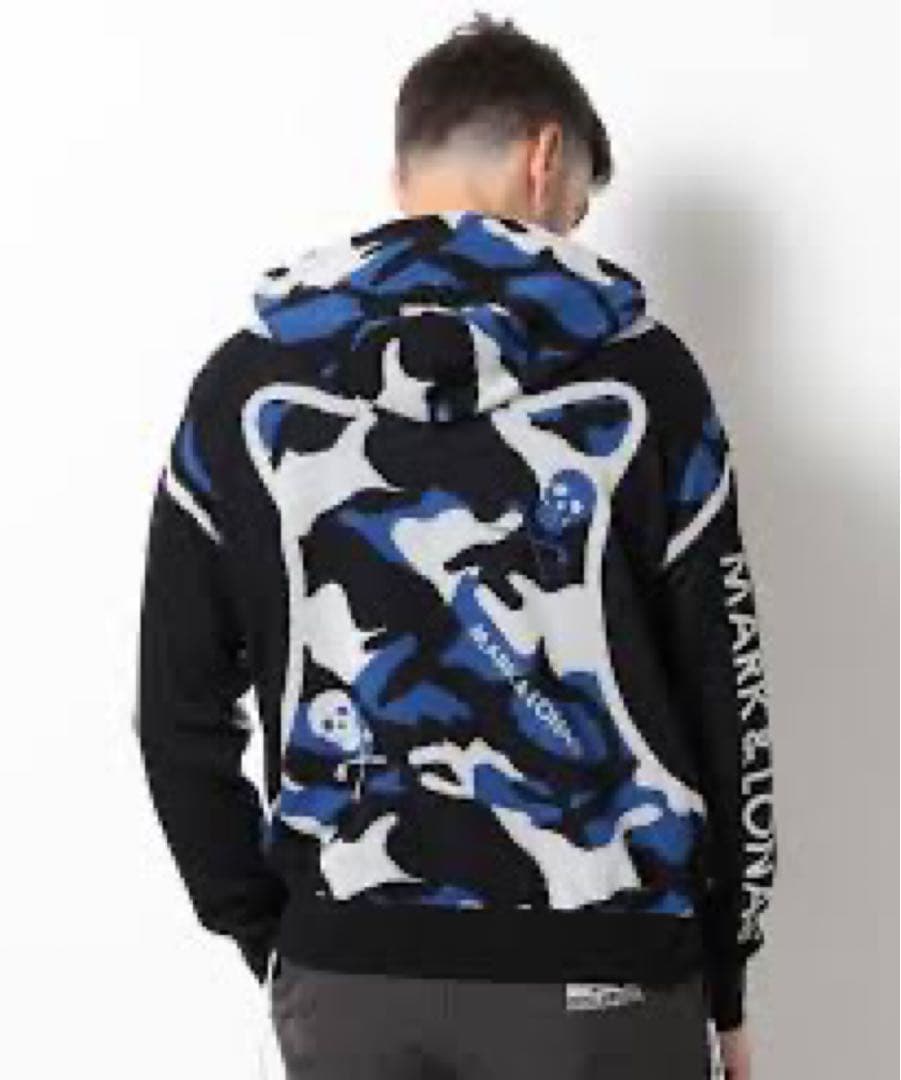 【MARK & LONA】レア✨フードパーカー　トレーナー　美品　L