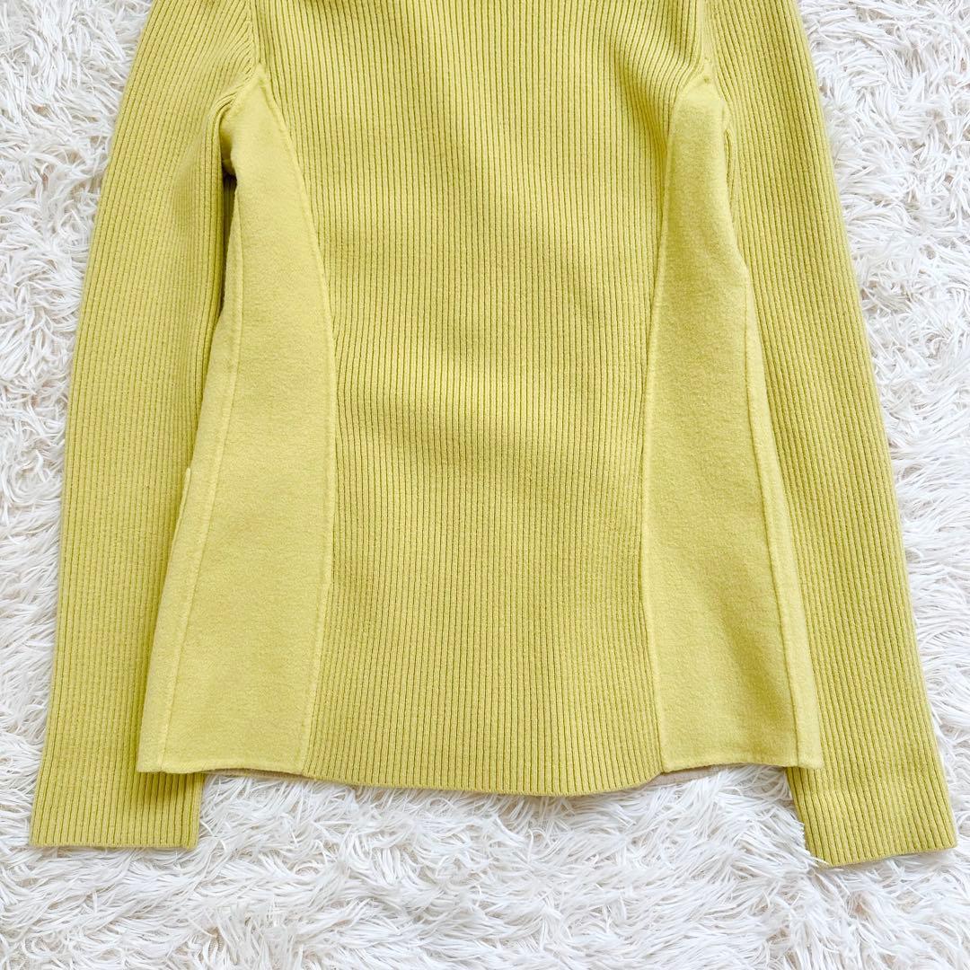 マックスマーラ クチートアマーノ ウールテーラードジャケット 黄色 L