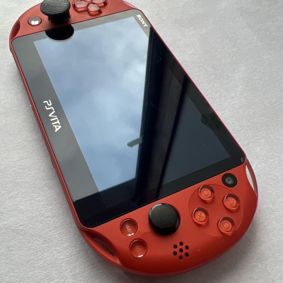 動作OK✨【訳あり】SONY PSVita PCH-2000 メタリック・レッド