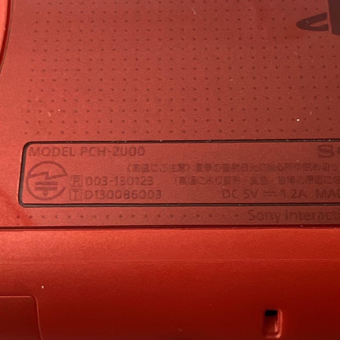 動作OK✨【訳あり】SONY PSVita PCH-2000 メタリック・レッド