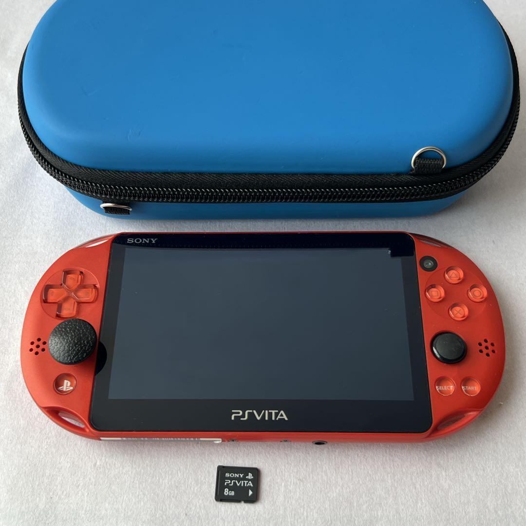 動作OK✨【訳あり】SONY PSVita PCH-2000 メタリック・レッド