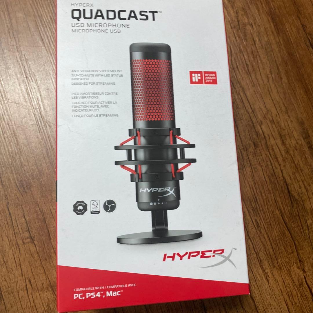 SHURE シュア イヤホン 有線　HyperX QuadCastセット