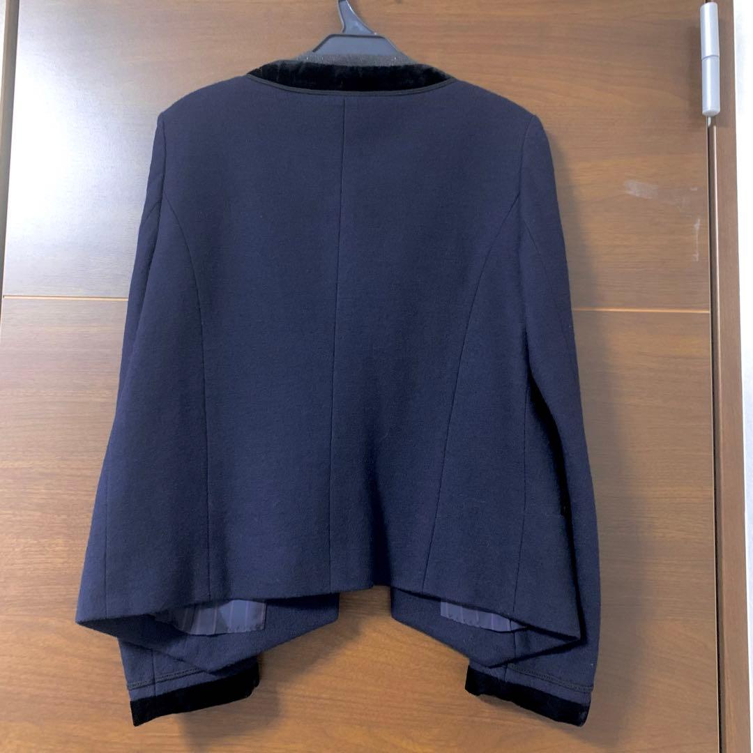 jane marpleジェーンマープル☆ベルベットカラーのナポレオンジャケット