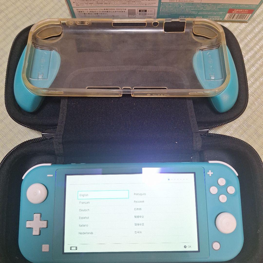 Nintendo Switch Lite ターコイズ ケース付き
