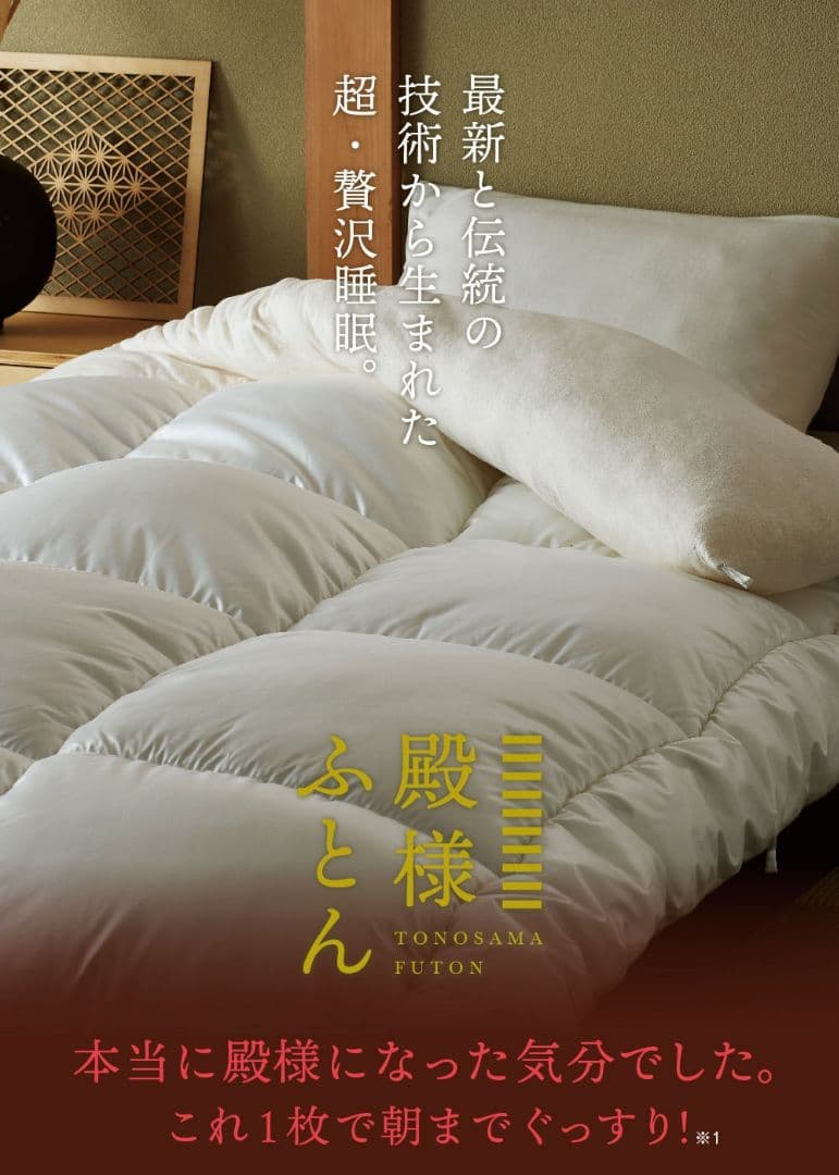 ✩✩✩最終値下げ✩✩✩【新品未使用】殿様ふとん　セミダブル 専用掛カバーセット