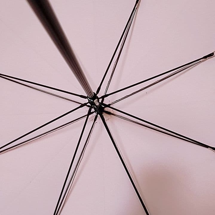 希少　バーバリー　長傘　晴雨兼用　日傘　ロゴ　ノバチェック　ピンク