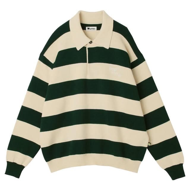 【Nissyプロジュースブランド】Naptimeニットラガーシャツ