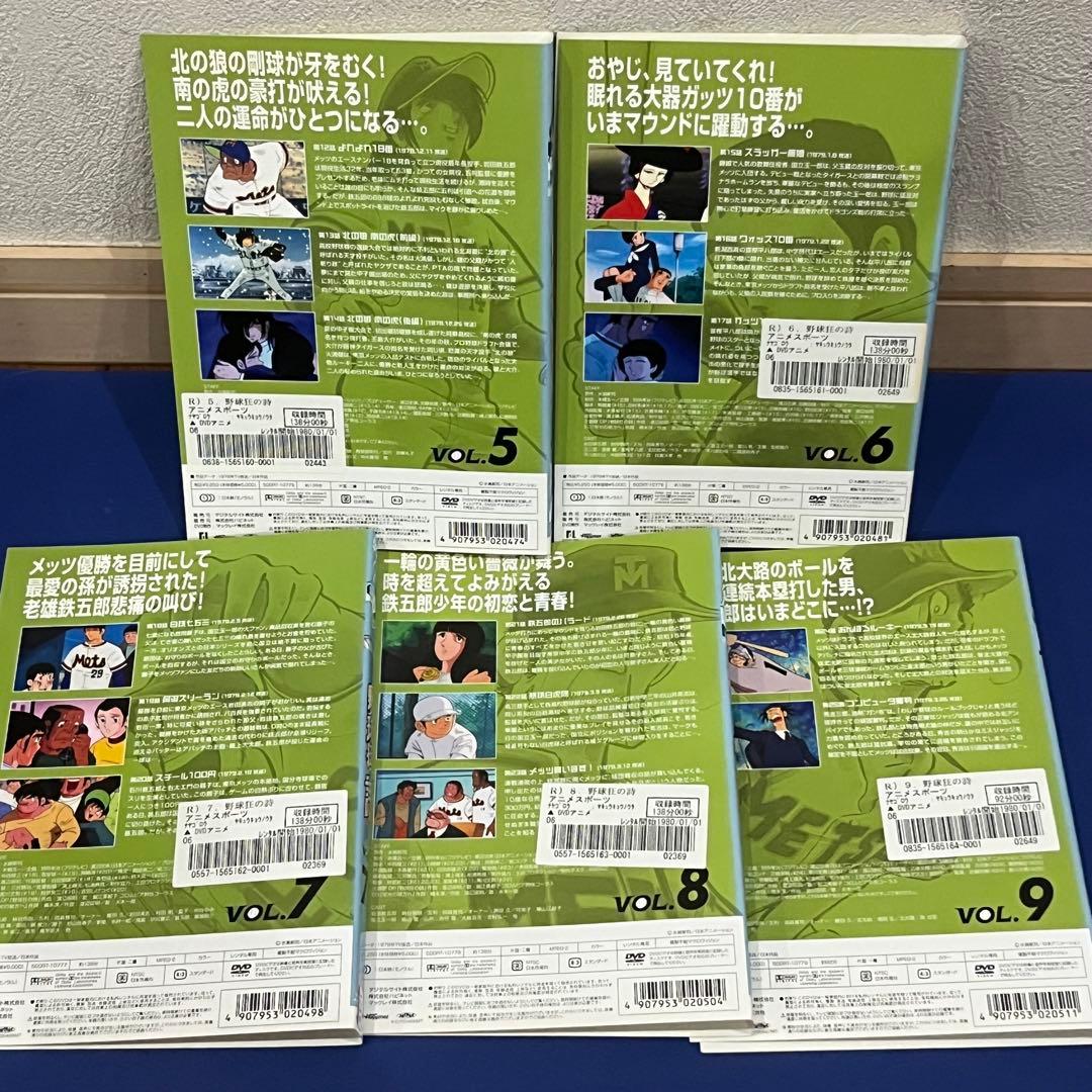 アニメ　野球狂の詩　DVD全巻セット 水島新司