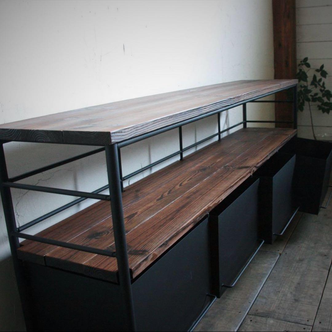 アイアンのドロワーシェルフ EARL アール