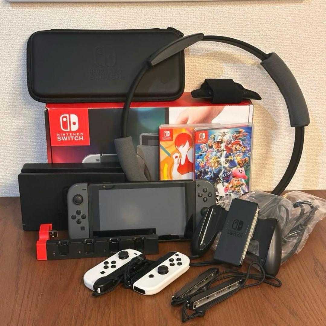 Nintendo Switch 本体 グレー 付属品多数