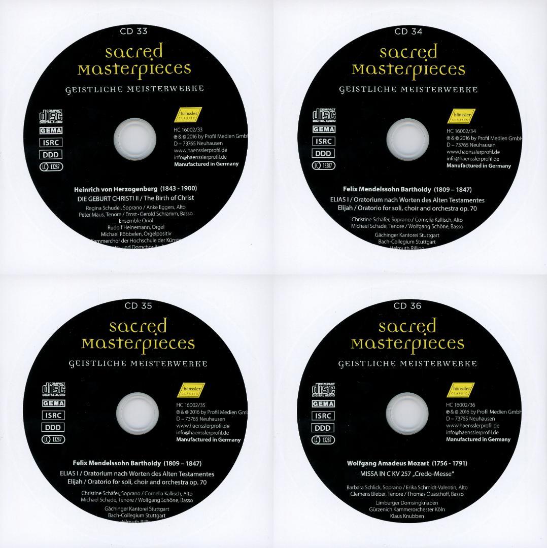 宗教音楽傑作集 50枚組（ドイツ・ヘンスラー・レーベル）