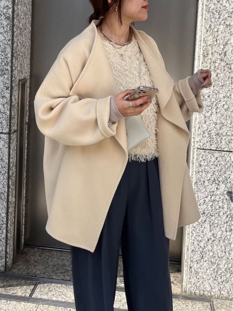 doudou 『毎年大人気！』ハンドメイドミドル丈コート