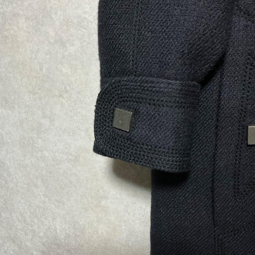 【極美品】ヴィトン　VUITTON　ミンクカラー　ロングコート　ダークネイビー