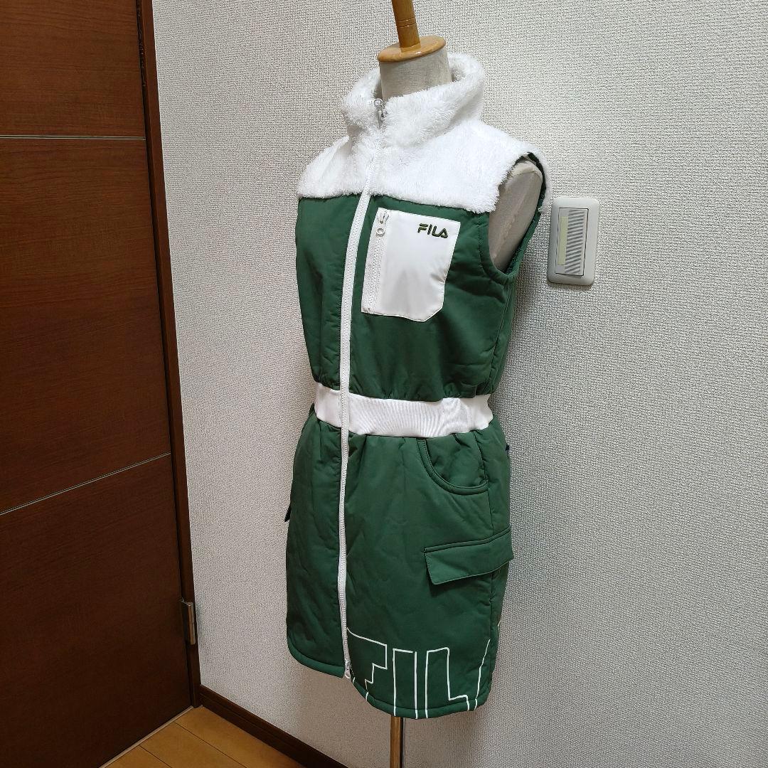 【新品】秋冬 FILA GOLF ノースリーブ ワンピース M