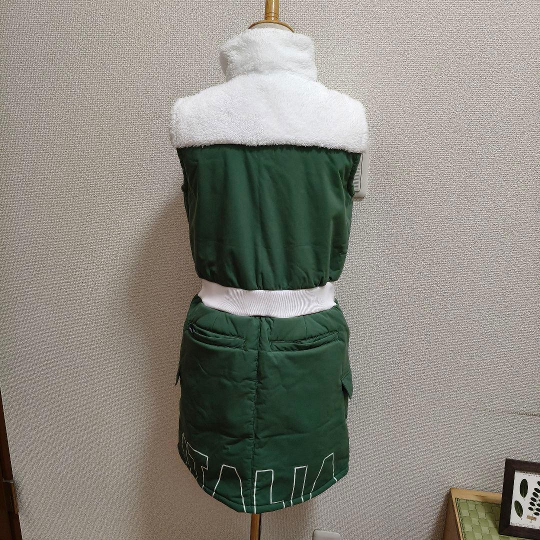 【新品】秋冬 FILA GOLF ノースリーブ ワンピース M