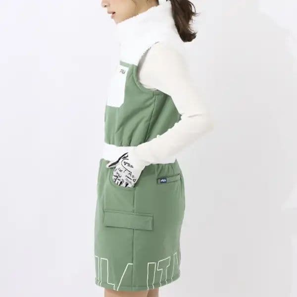 【新品】秋冬 FILA GOLF ノースリーブ ワンピース M