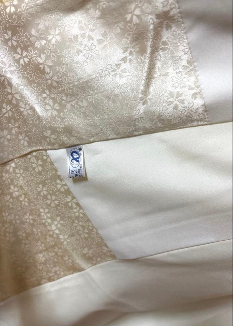 女郎花色 花々柄 振袖 身丈159