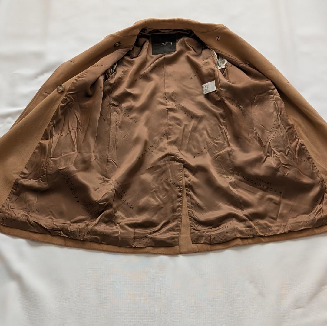 美品✨️マッキントッシュロンドン カシミア混Pコート イタリア生地 38