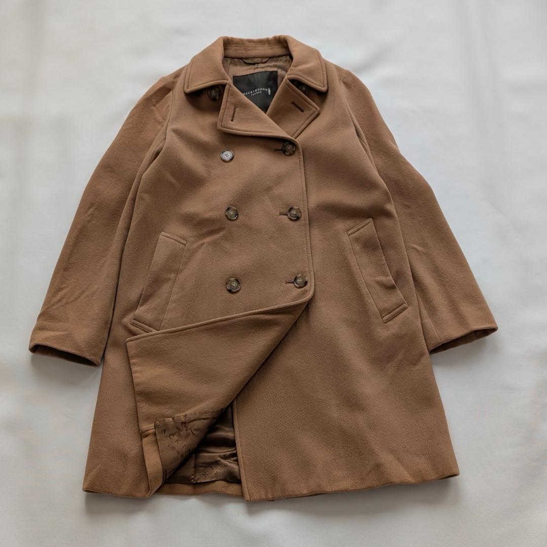 美品✨️マッキントッシュロンドン カシミア混Pコート イタリア生地 38