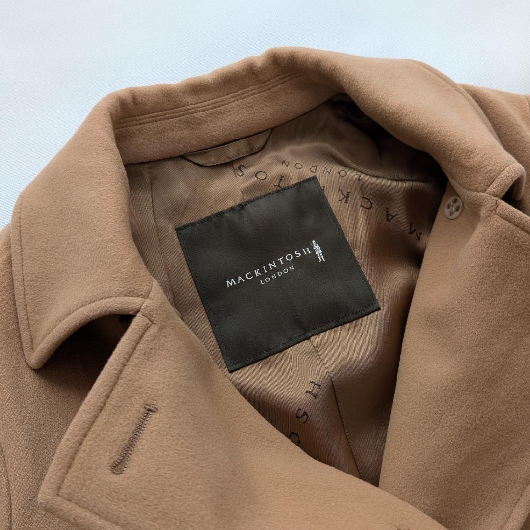美品✨️マッキントッシュロンドン カシミア混Pコート イタリア生地 38