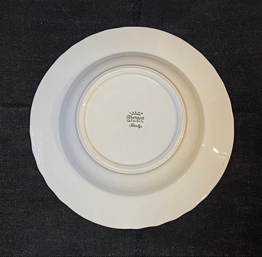 リチャードジノリ　ベッキオホワイト　スーププレート 20 3枚セット