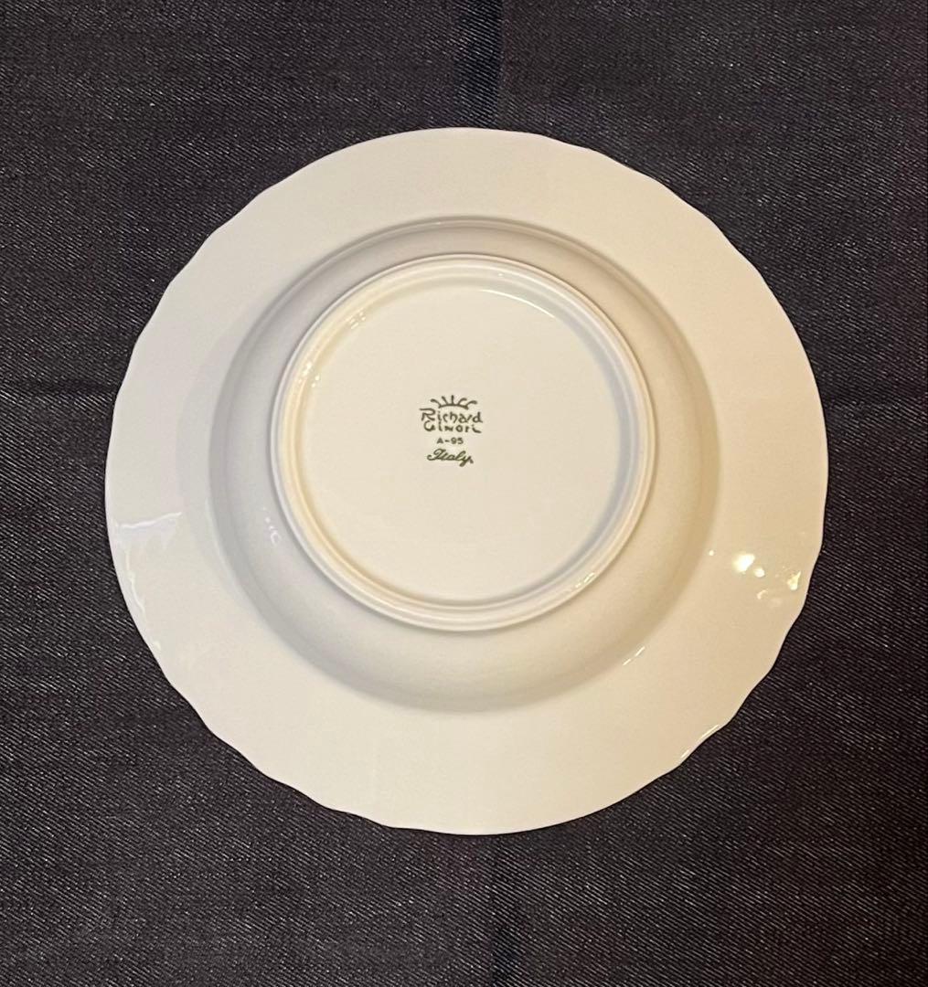 リチャードジノリ　ベッキオホワイト　スーププレート 20 3枚セット