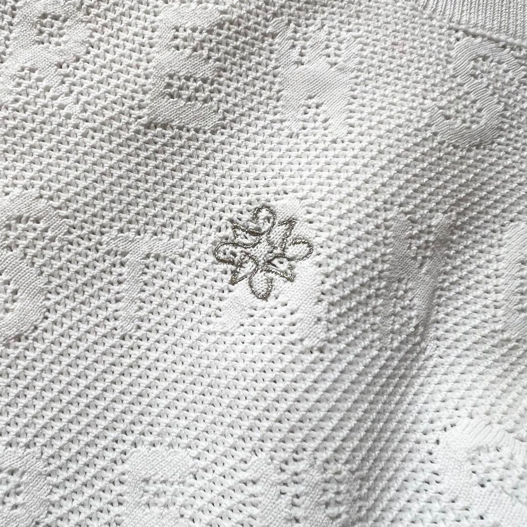 St ANDREWS セントアンドリュース　ニット　セーター　ゴルフ　S 総柄