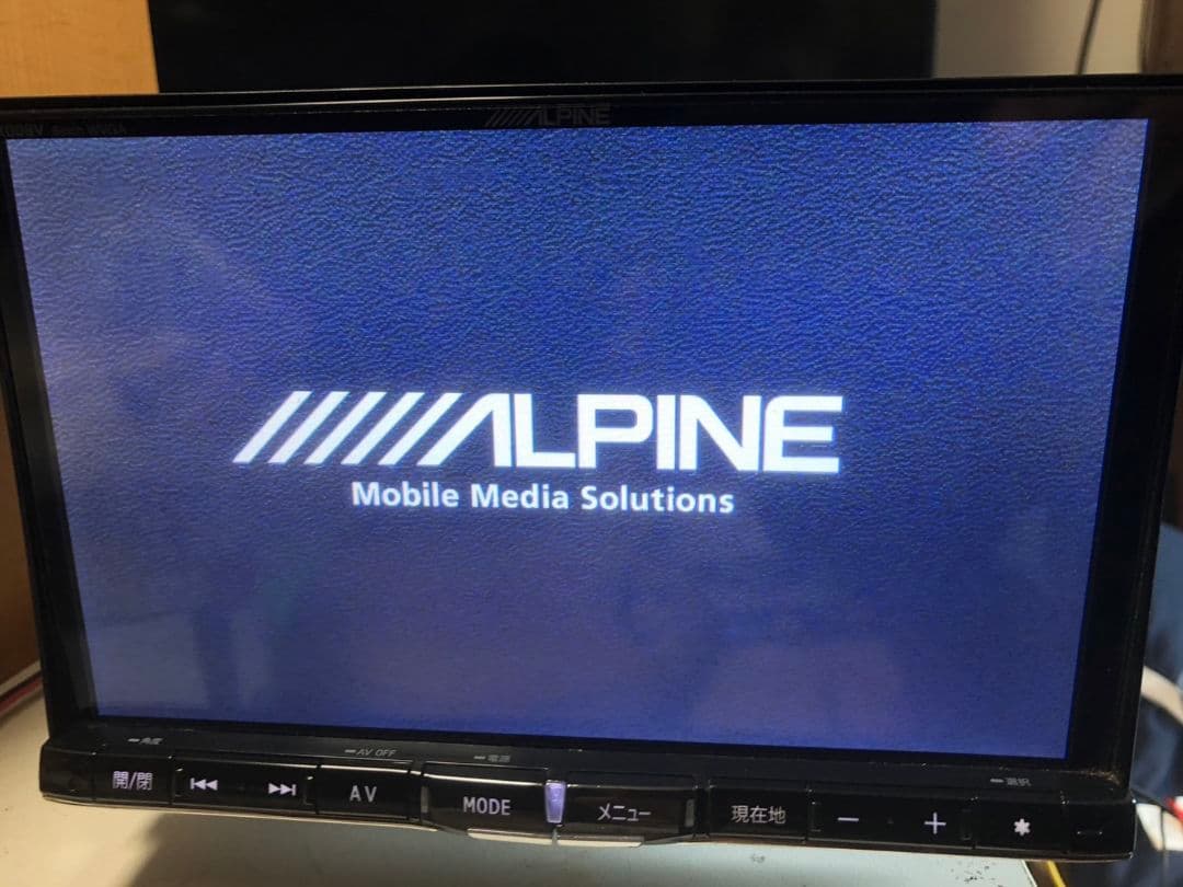 アルパイン 8インチSDナビ X008V Spotify再生 HDMI接続可能