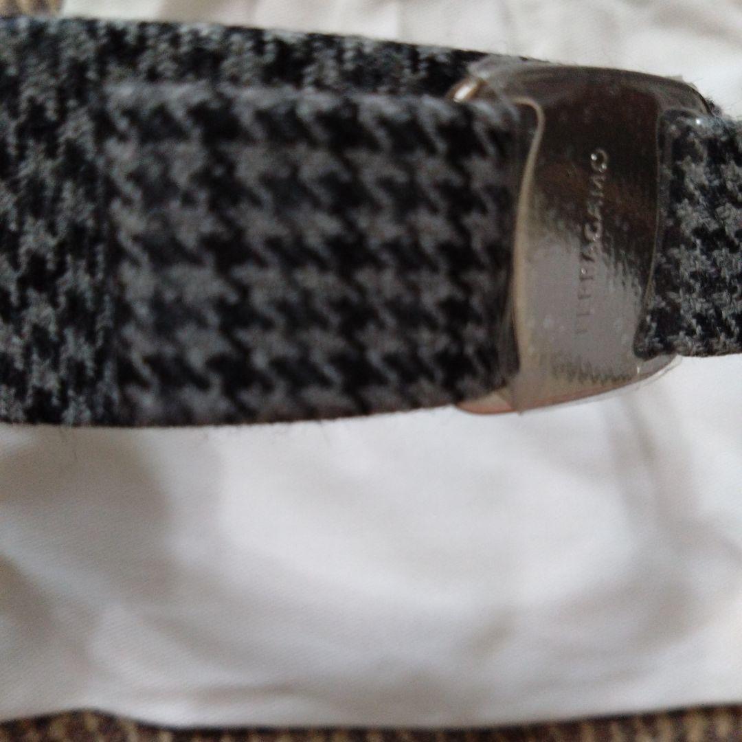 FERRAGAMO ハウンドトゥースカチューシャイタリア製新品未使用